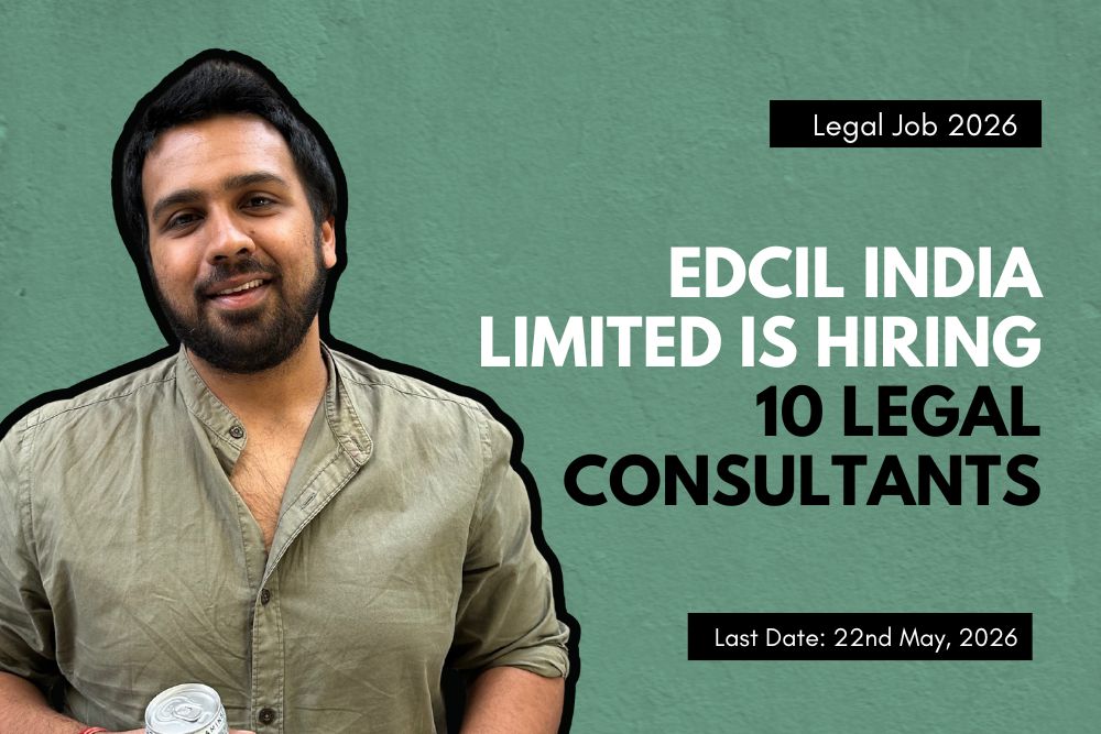 Hiring 10 Lawyers at the EdCIL (India) Limited [Legal Jobs 2026]