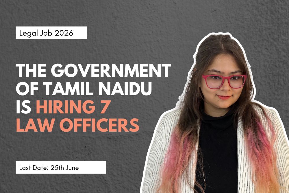 The Government has called for panel of eligible Advocates for appointment as Law Officers on tenure basis to the following posts in Perambalur District.
