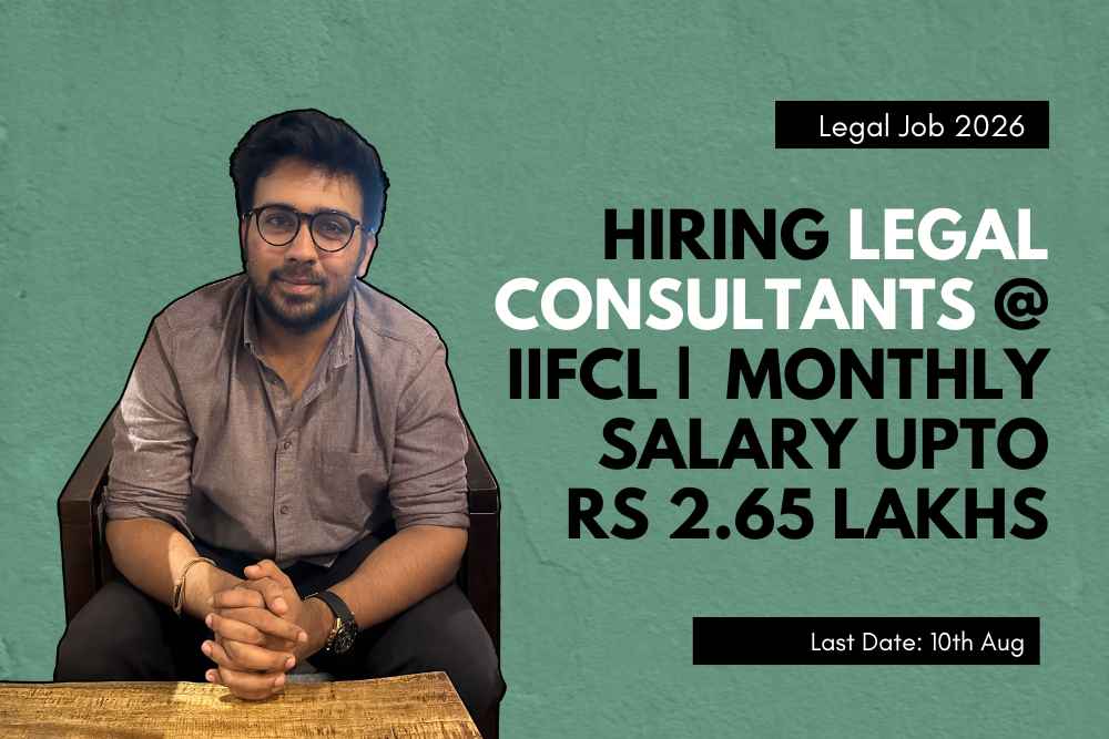 hiring Legal Consultants @ IIFCL | monthly salary upto Rs 2.65 Lakhs