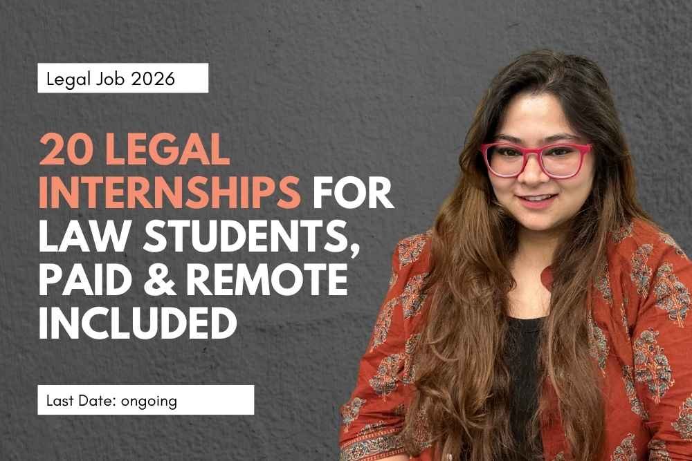 20 Legal Internships for Law Students | Paid and Remote Included [Law Internships September 2026]