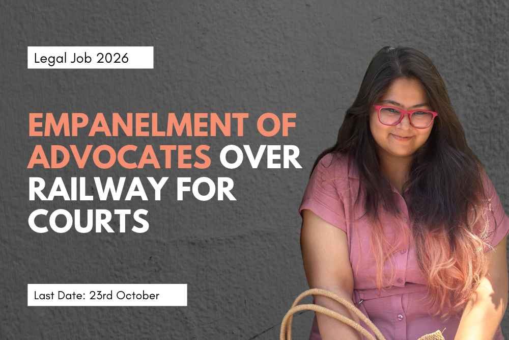 Empanelment of Advocates over Central Railway For District and Subordinate Courts [Legal Jobs 2026]